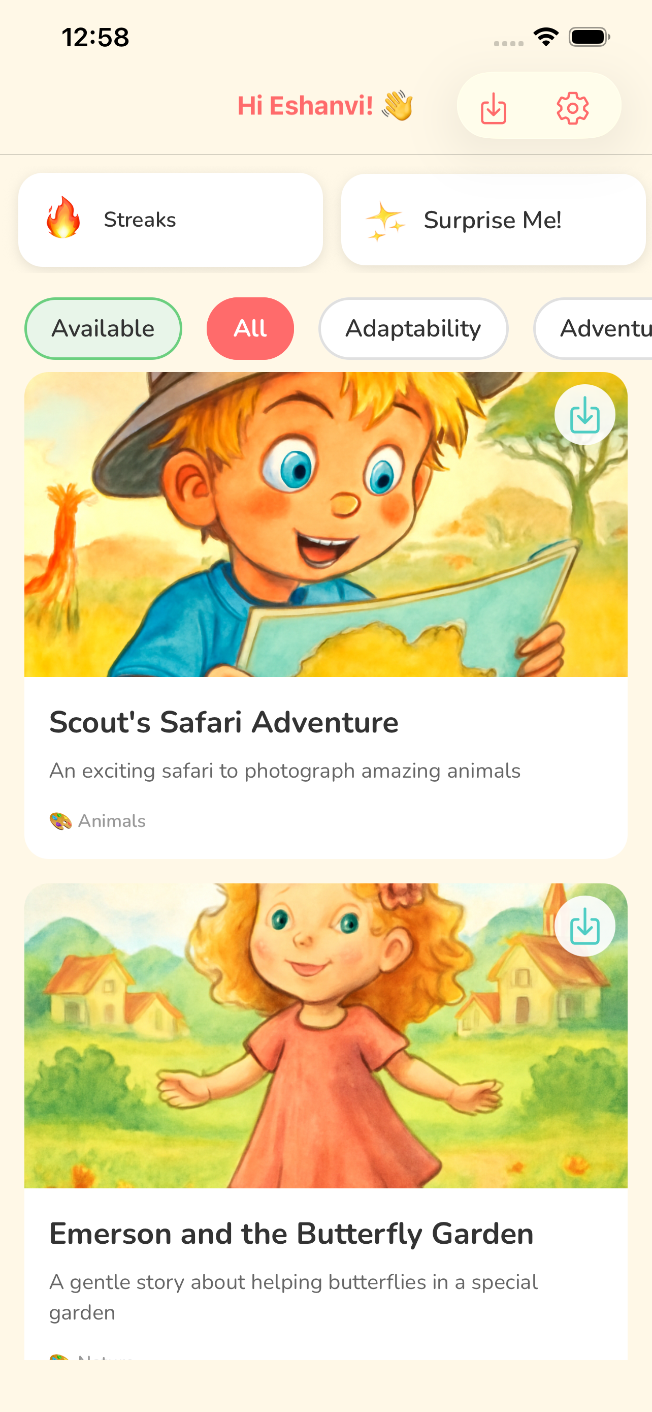 Little Story Box App Demo 1
